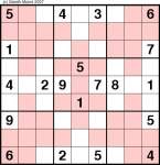 5 extra regions Sudoku