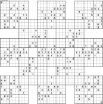 Samurai 13-grid Sudoku